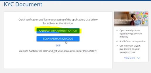 HDFC Instant Account Opening 