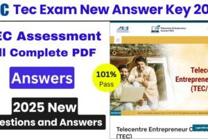 TEC Assessment All Questions and Answers